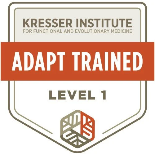 Kresser Institute ADAPT Level One Trained Practitioner badge